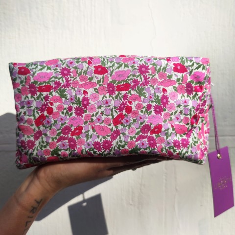 Liberty Poppy Forest - Beauty pochette in tessuto Liberty London