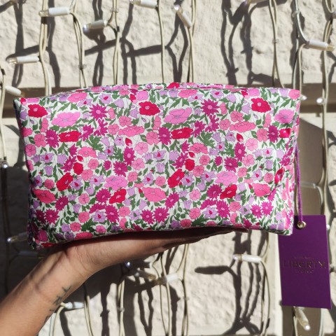 Liberty Poppy Forest - Beauty pochette in tessuto Liberty London